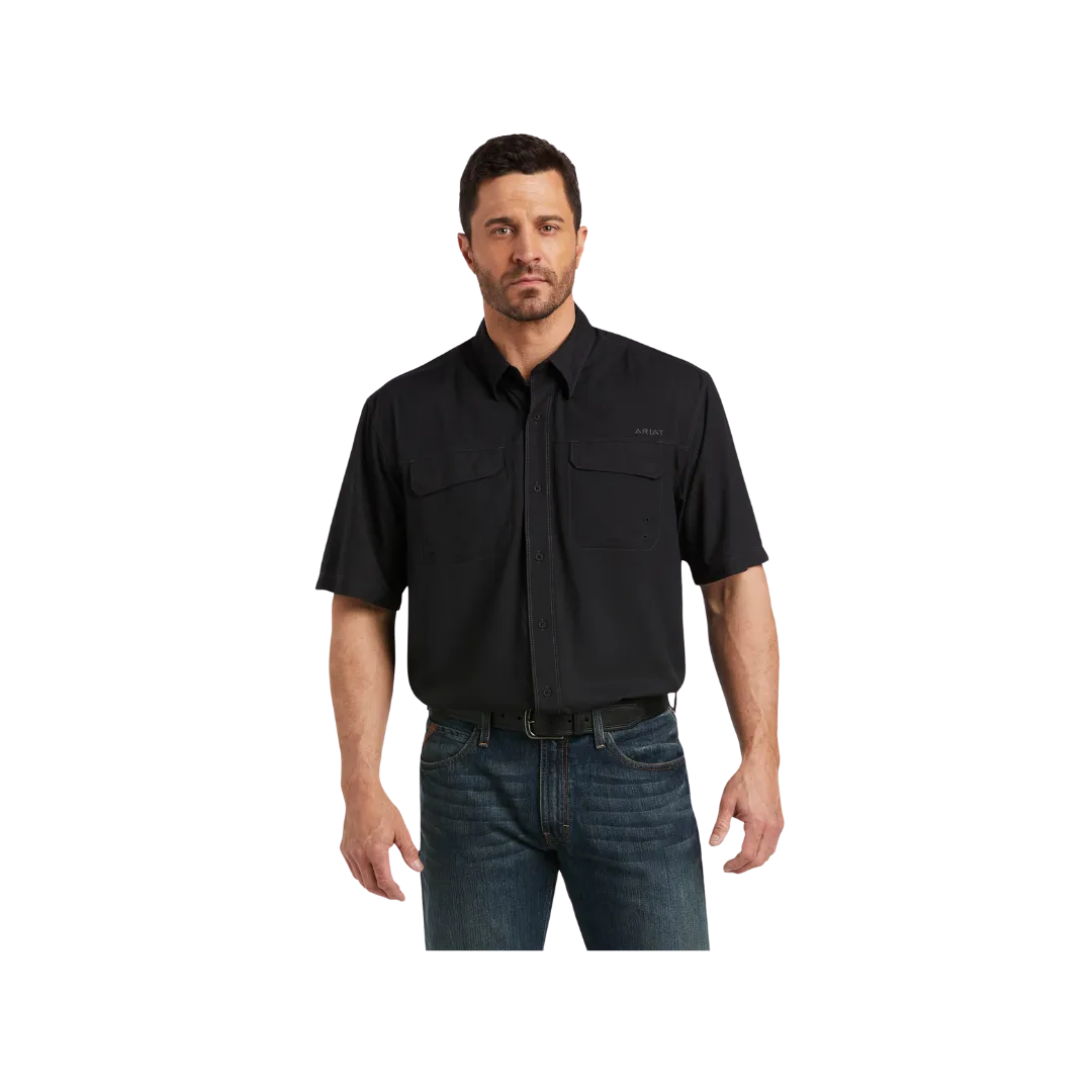 Ariat Men's Venttek Outbound Classic Fit Black Shirt