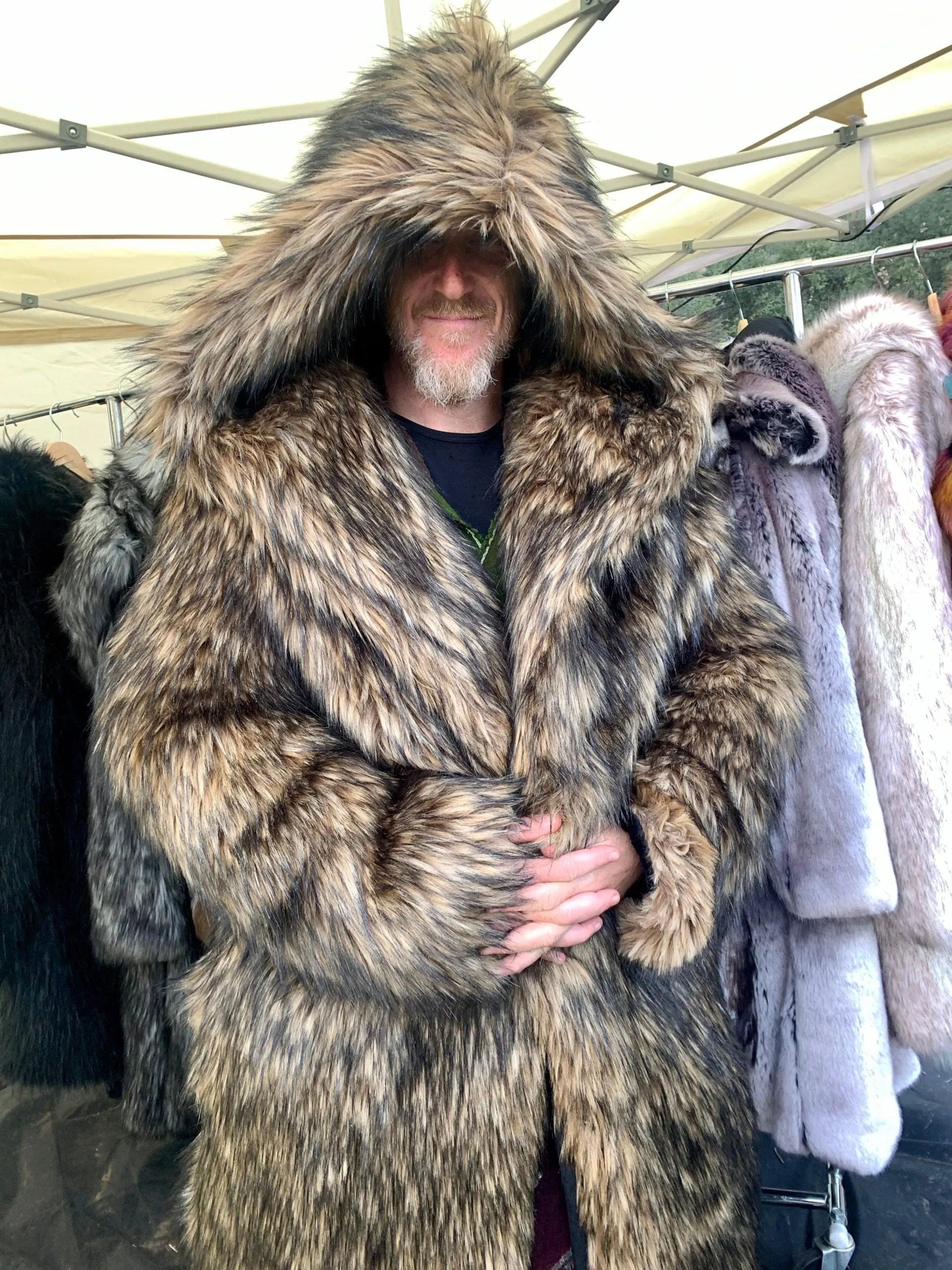 Men's Desert Warrior Coat in "Mountian Coyote"