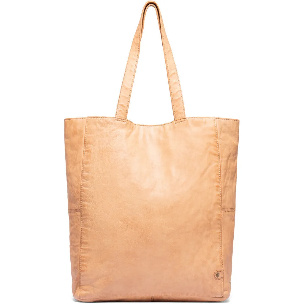 Musthave shopper leatherbag / 13728 - Camel