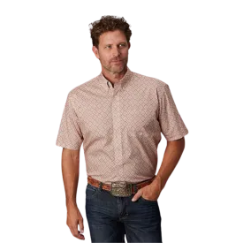 Roper Men's Clay Medallion Rust Shirt