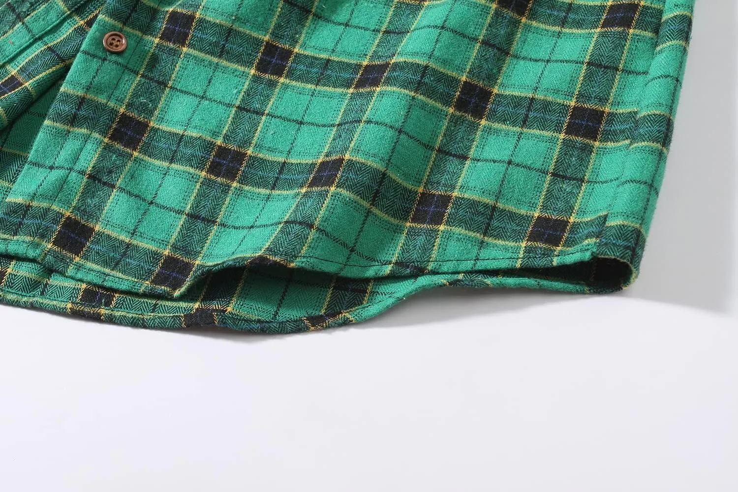 SSLR Flannel Shirts Womens Long Sleeve Button Down Plaid Shirts Casual