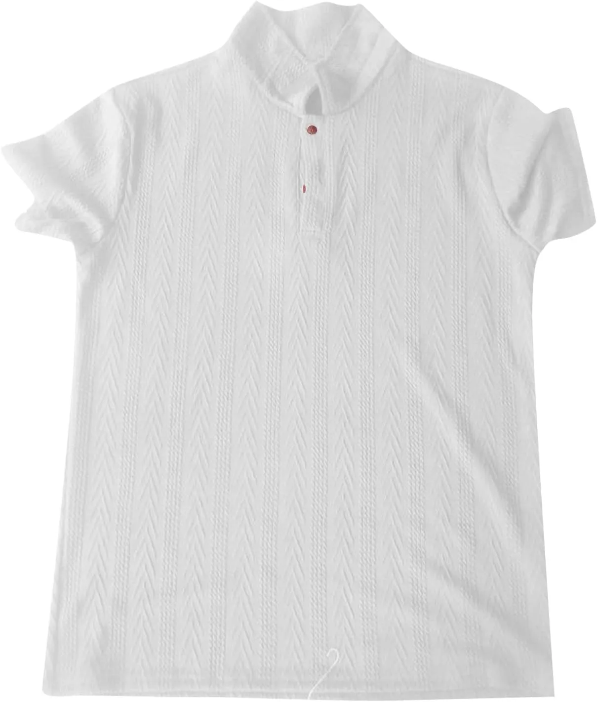 Summer Casual Polo Shirts for Men Button up Short Sleeve Textured Workout T-Shirts Casual Basic Office Business Tops