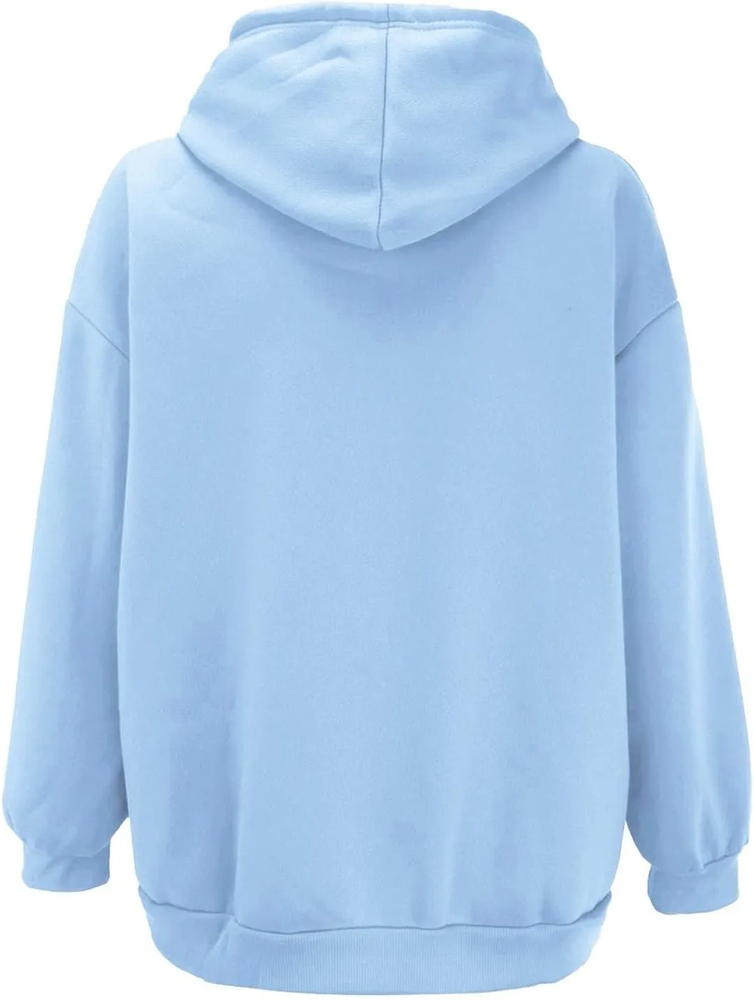 Women Teen Girls Hoodies Fall Long Sleeve Jacket Cute Zip up Hoodie Oversized Y2k Sweatshirts Pockets