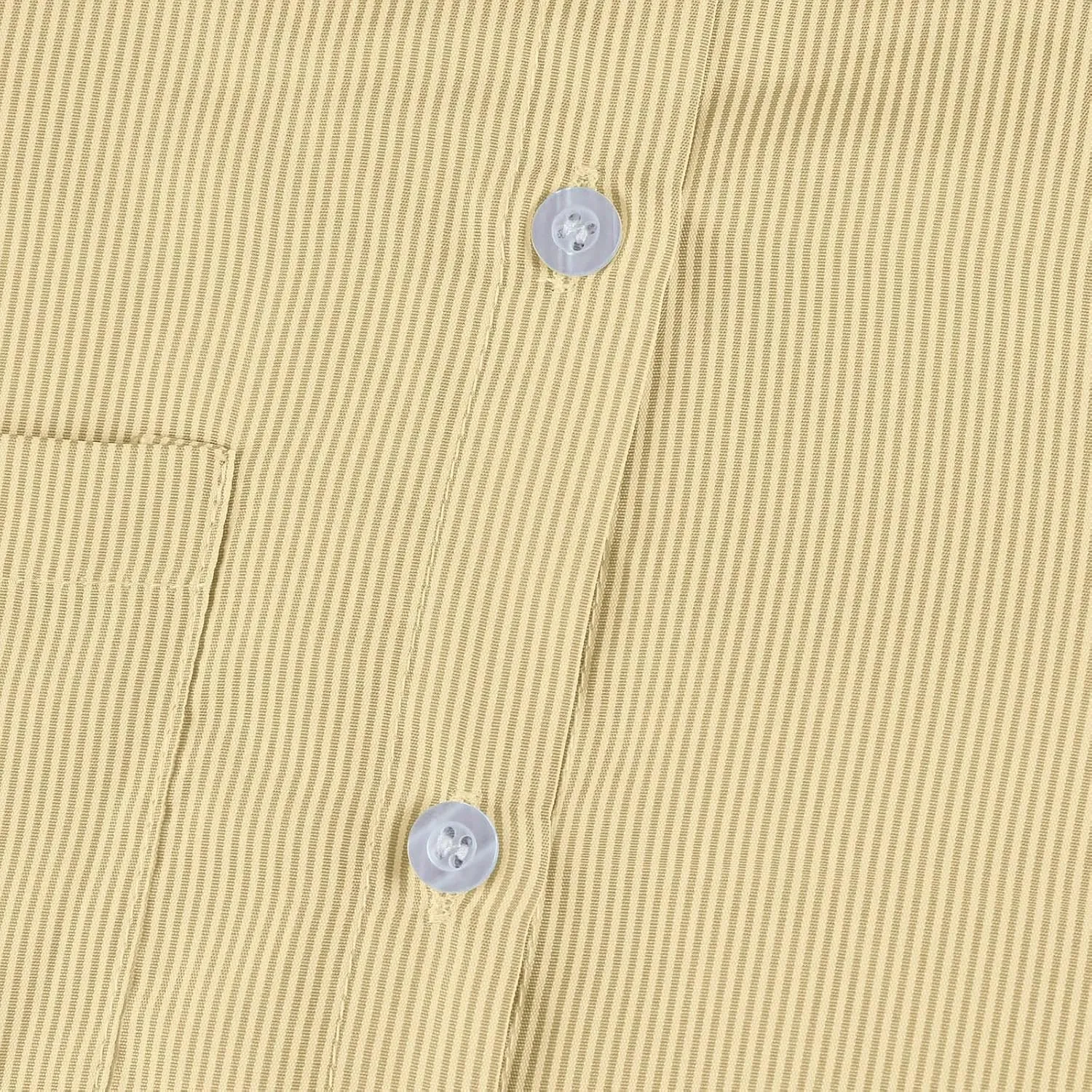 Womens Smocked Cuffed Striped Boyfriend Shirt Casual Collar Puff Sleeve Oversized Button Down Blouse Tops with Pocket Shirred